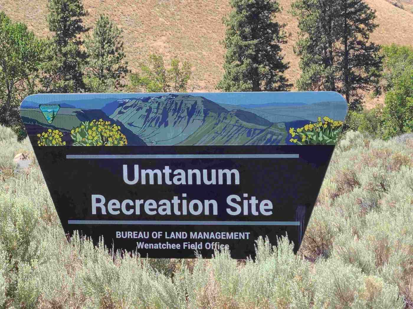 Drop group off at Umtanum Recreation Site