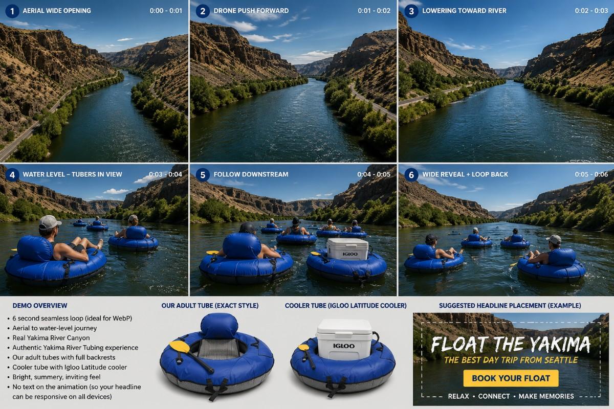 Scenic Yakima River Canyon Float Trip
