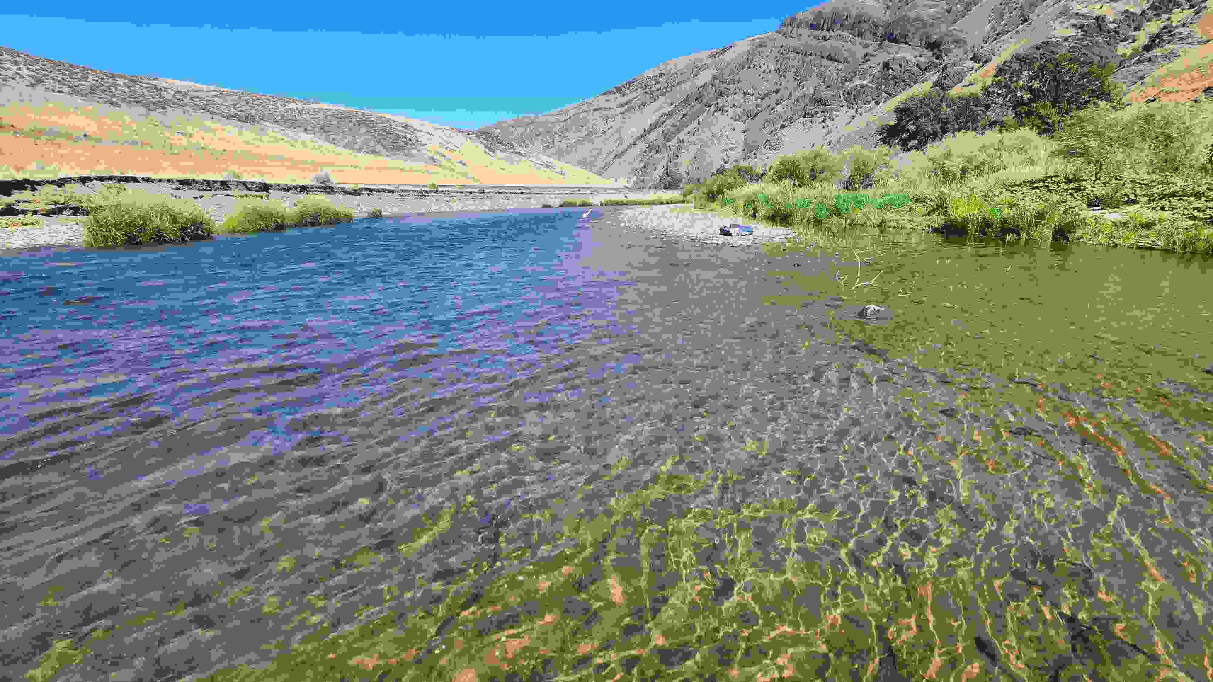 Happy tubers floating on Yakima River