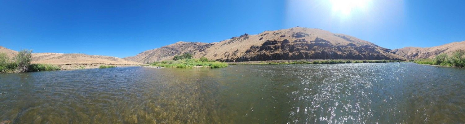 Yakima River Canyon panoramic landscape